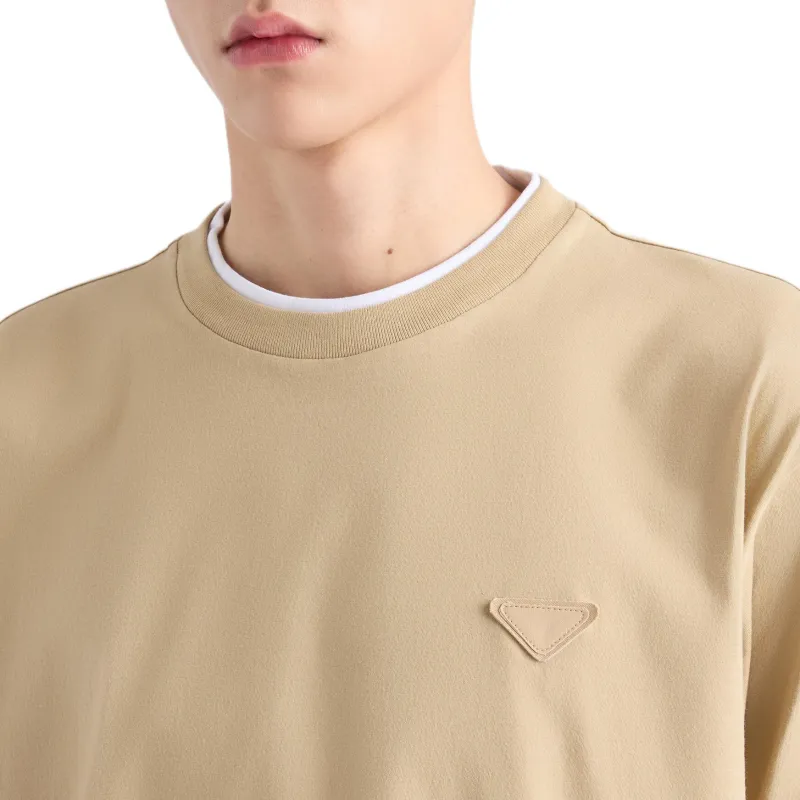 PRADA T Shirts Men Yellow-4