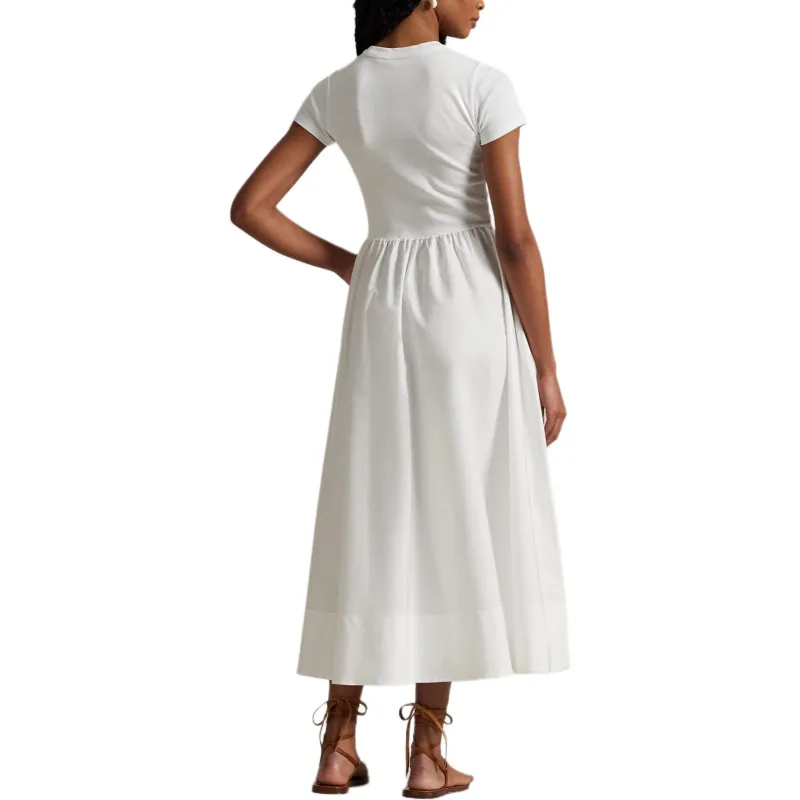 Polo Ralph Lauren Short Sleeved Dress Women's White-3