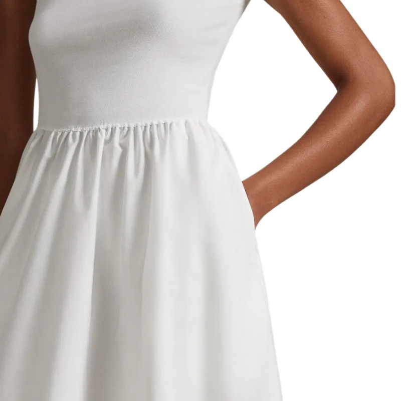 Polo Ralph Lauren Short Sleeved Dress Women's White-5