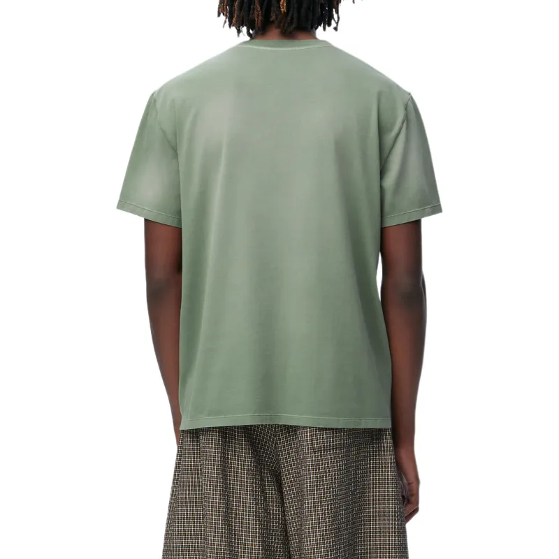 LOEWE Paula's Ibiza SS25 T Shirt Men's Gray Green-2