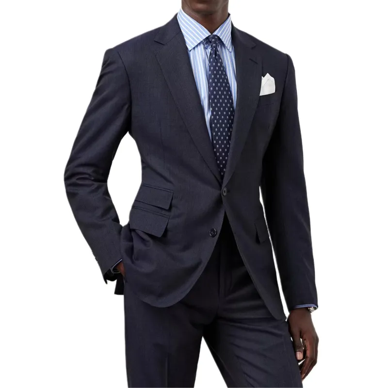 Ralph Lauren Purple Label Business Suit Men's Marine Blue-2