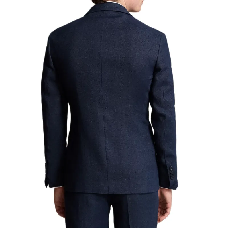 Polo Ralph Lauren Single breasted Linen Tuxedo Jacket-2