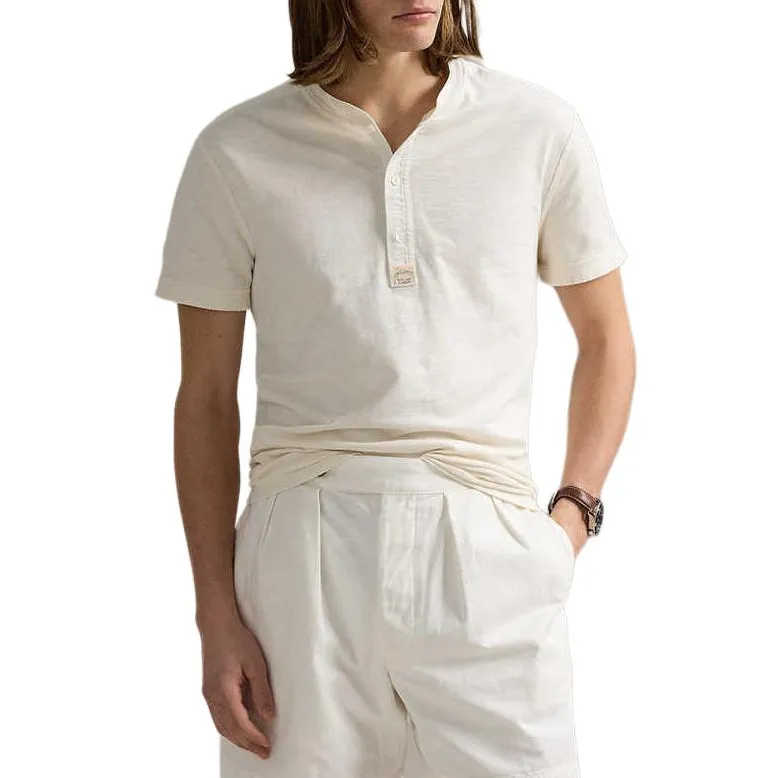 Ralph Lauren SS25 T Shirt Men's Cream-2