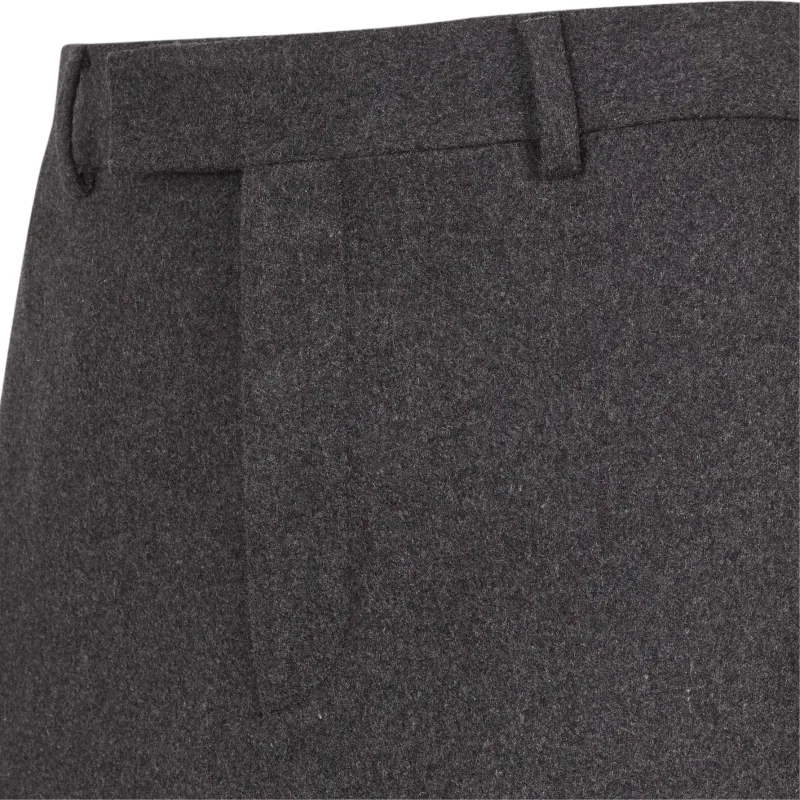 FENDI High Waisted Wide Leg Shorts-4