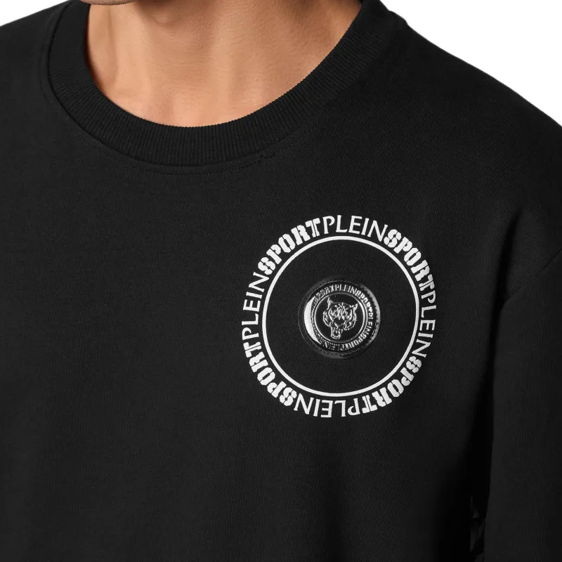 PLEIN SPORT Carbon Tiger Print Sweatshirt-5