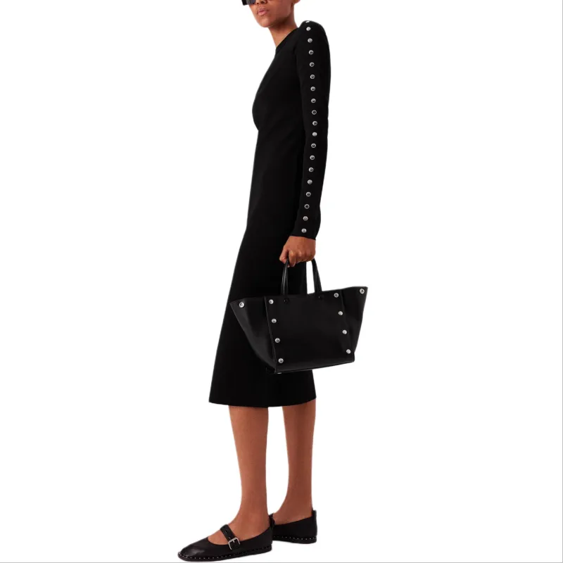 Stella McCartney Slit Detailed Long Sleeve Dress-3