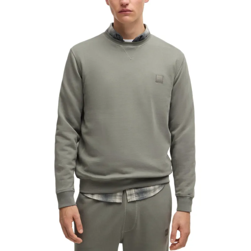 HUGO BOSS FW24 Sweatshirt Men's Green-1