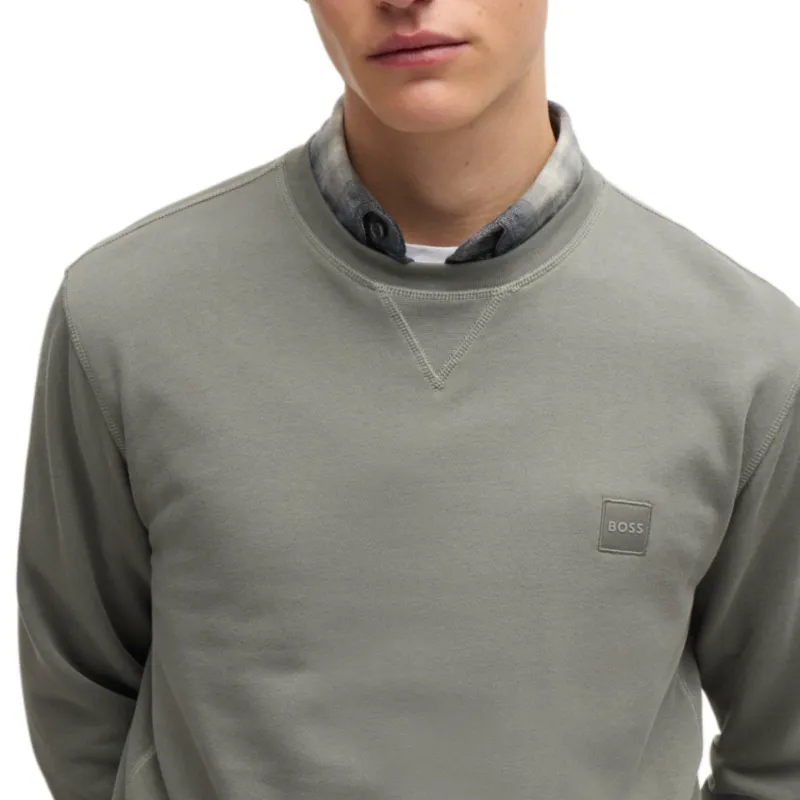 HUGO BOSS FW24 Sweatshirt Men's Green-4