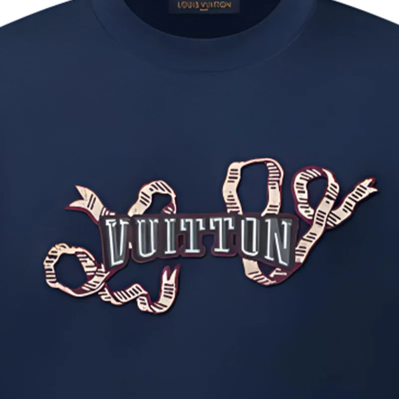 LOUIS VUITTON Embroidered Cotton Crewneck-5
