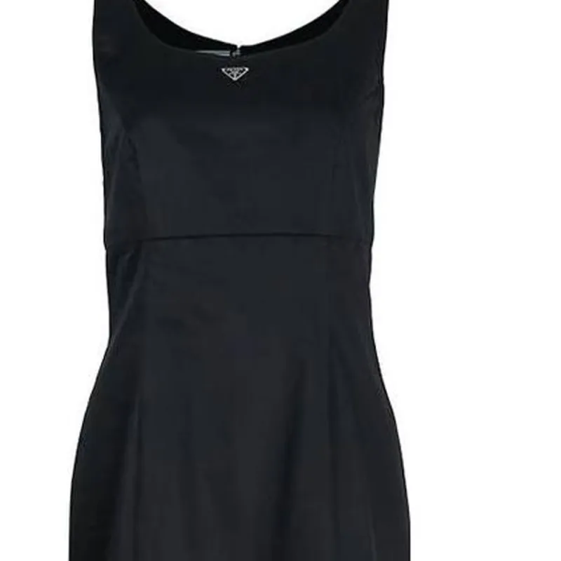 PRADA SS23 Sleeveless Dress Women's Black-5
