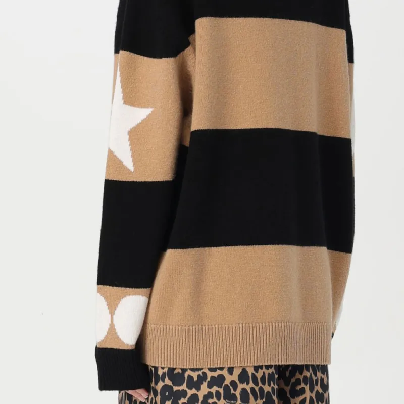 MaxMara Star Patterned Crewneck Jumper-6