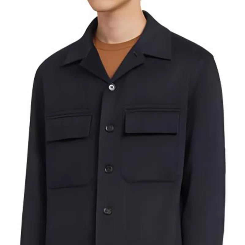 Ermenegildo Zegna Oasi Buttoned Straight Hem Shirt-7