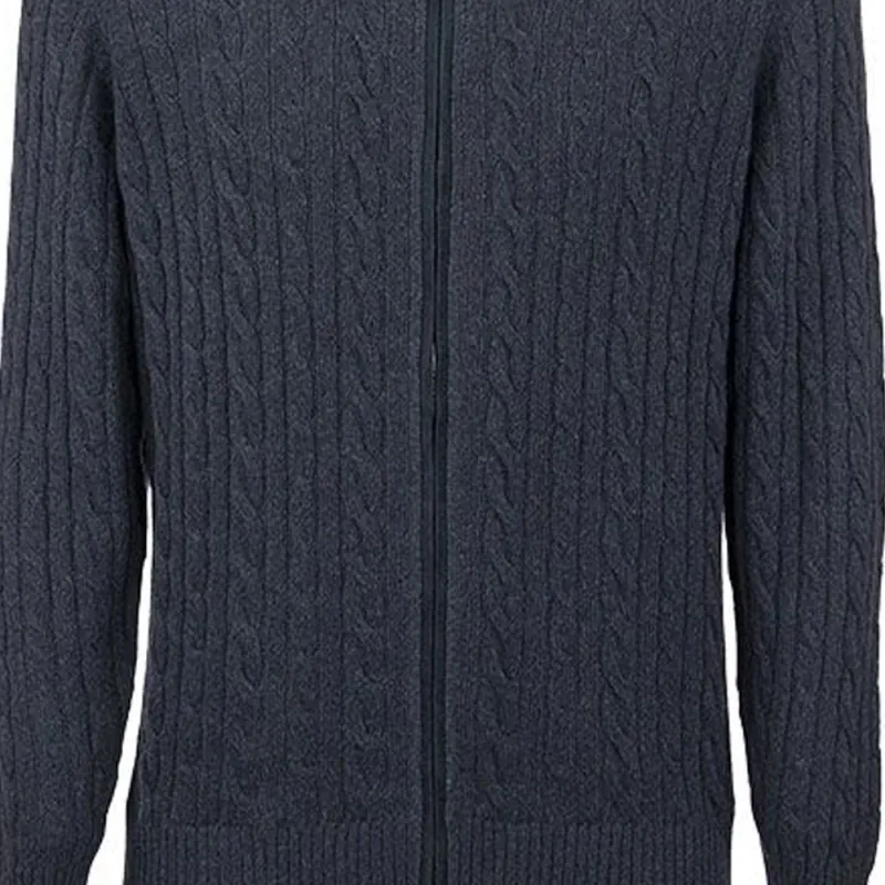 Loro Piana Cable-knit Cashmere Cardigan-7