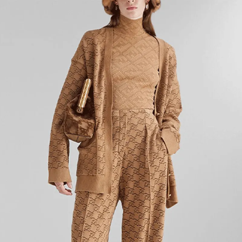 FENDI Knitwear Women's Brown-3