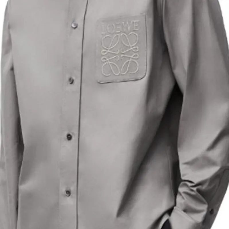 LOEWE Shirts Men Gray-5