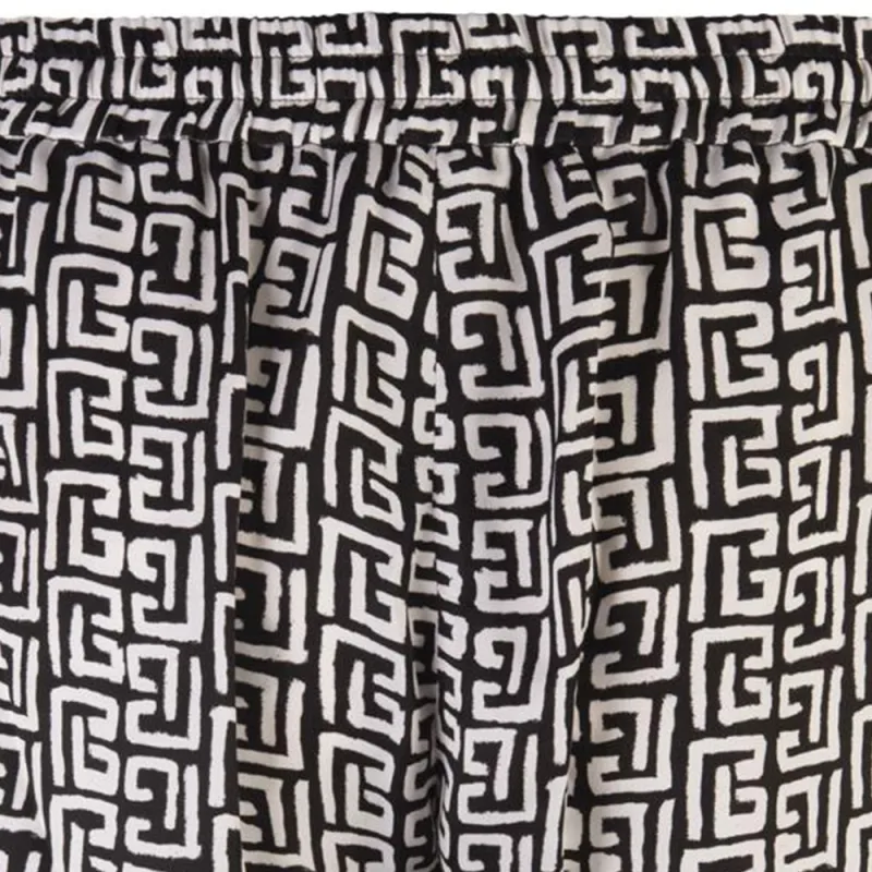 BALMAIN Monogram Printed Shorts-6