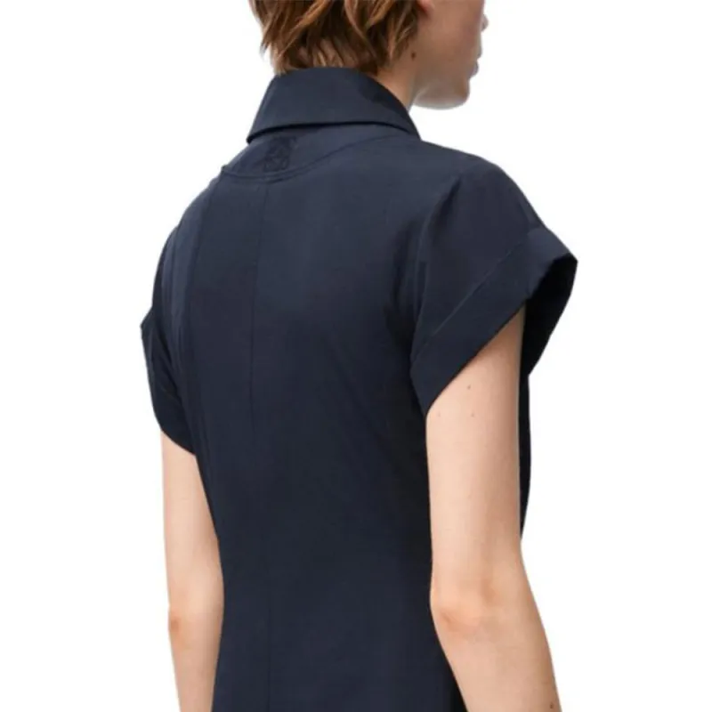 LOEWE Ruffle Detailed Midi Dress-4