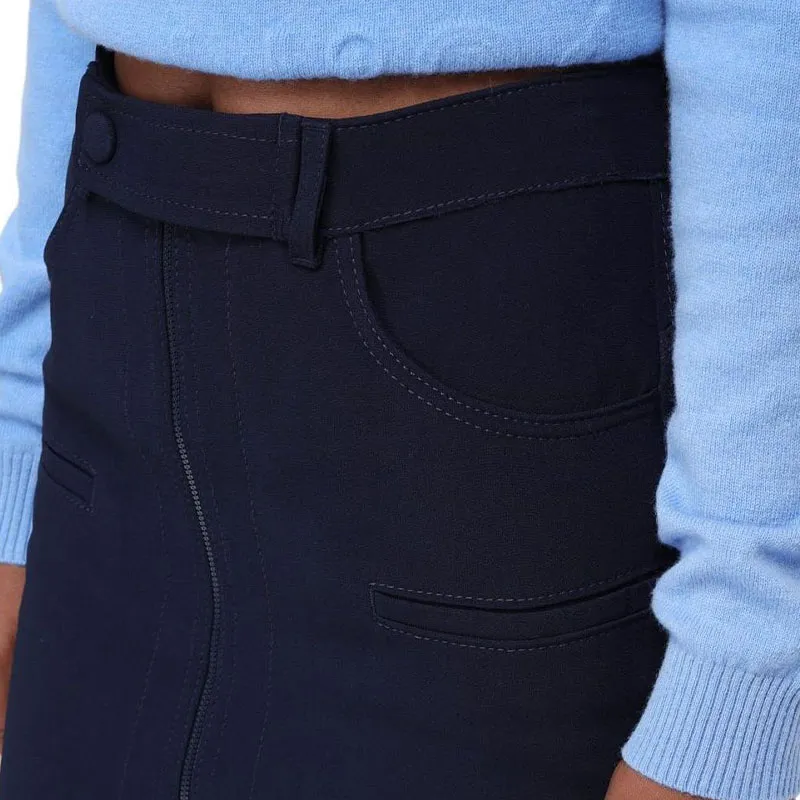 N°21 Zip up Midi Pencil Skirt-4