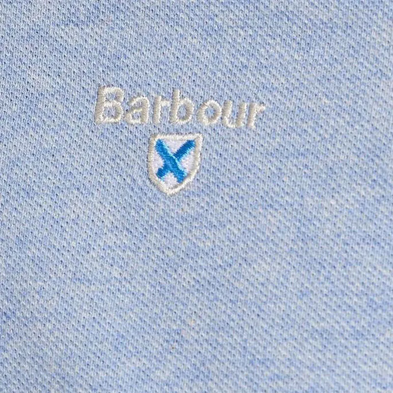 BARBOUR Polo Shirt Men's Sky Blue-3
