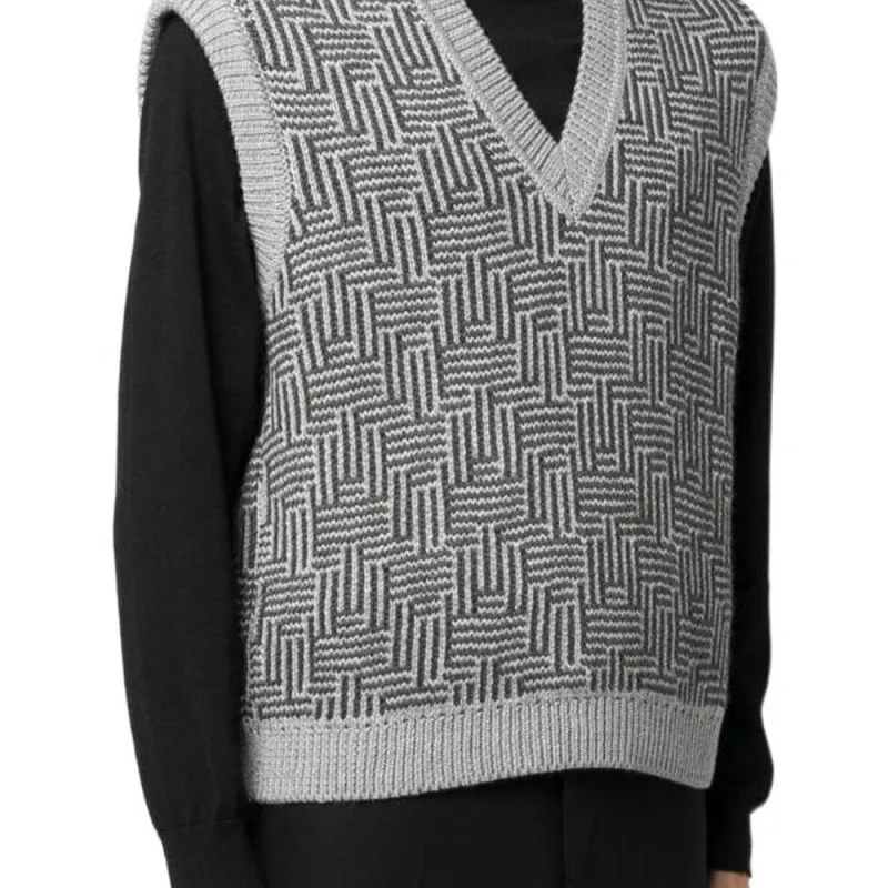 EMPORIO ARMANI FW22 Vest Men's Charcoal Gray-4