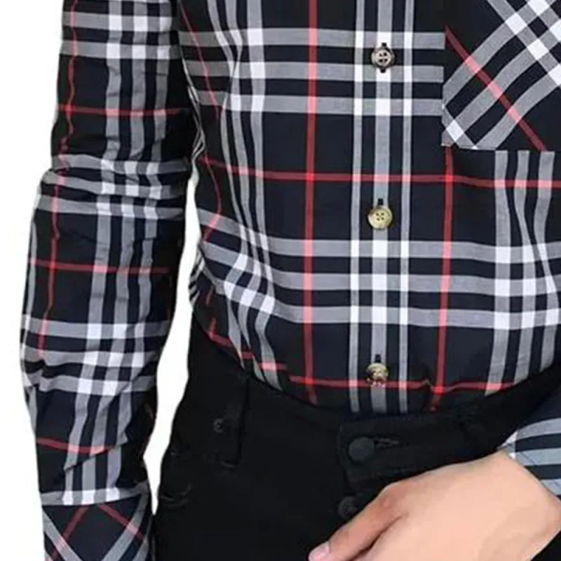 Burberry Shirts Men Black-1