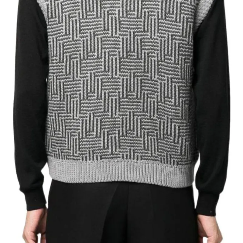 EMPORIO ARMANI FW22 Vest Men's Charcoal Gray-5