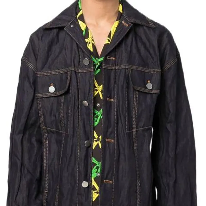 Bottega Veneta Buttoned Denim Jacket-5