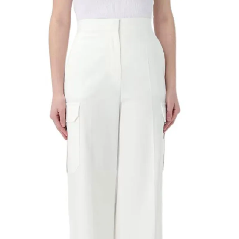 MaxMara Casual Pants Women's White-5