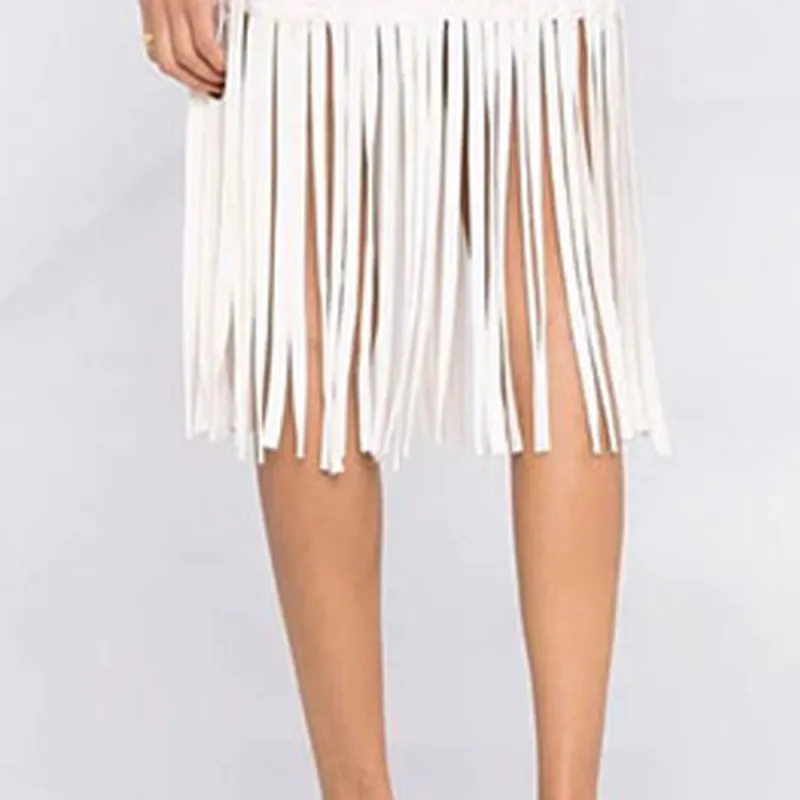 PINKO SS22 Sleeveless Dress Women's White-4