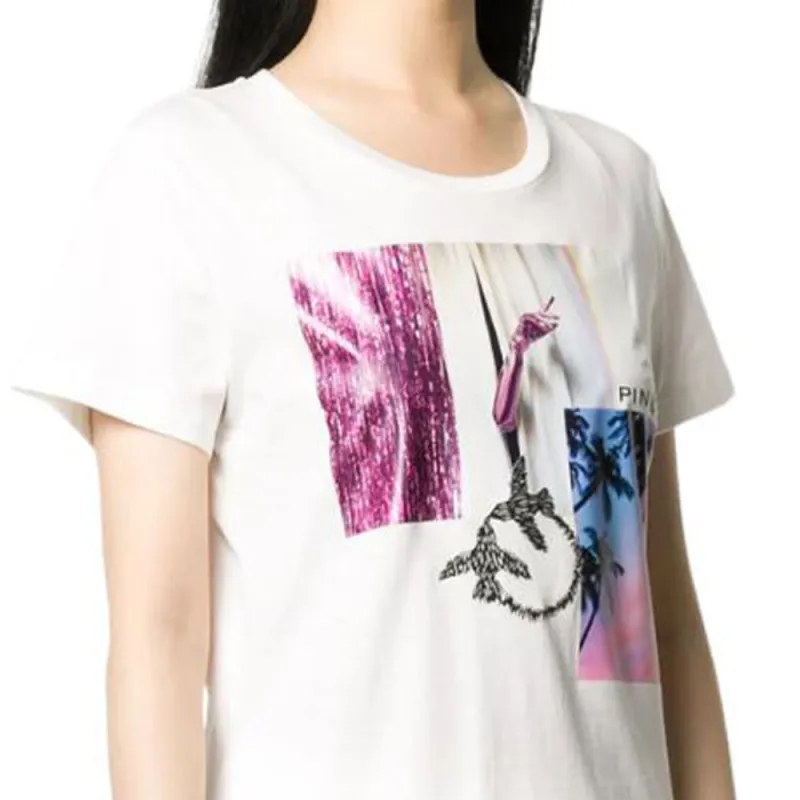 PINKO Regular T Shirt Women's White-5