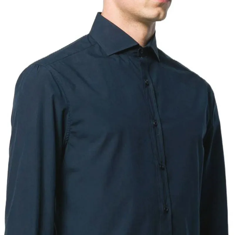 Brunello Cucinelli Long-sleeve Fitted Shirt-5