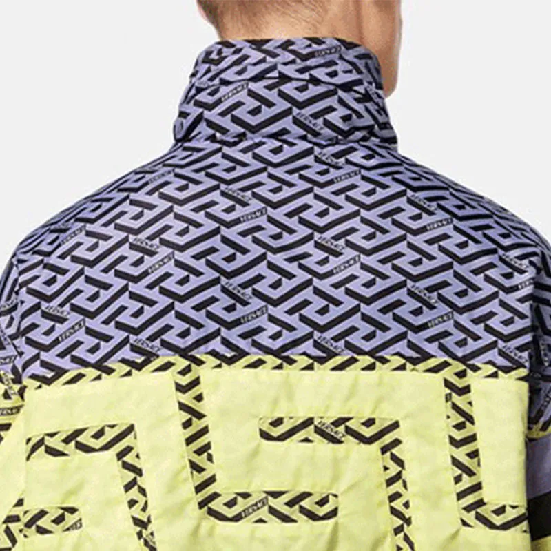 VERSACE Two Tone Mongram Windbreaker-5