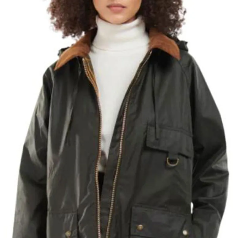 BARBOUR Highclere Front-Zip Jacket-4