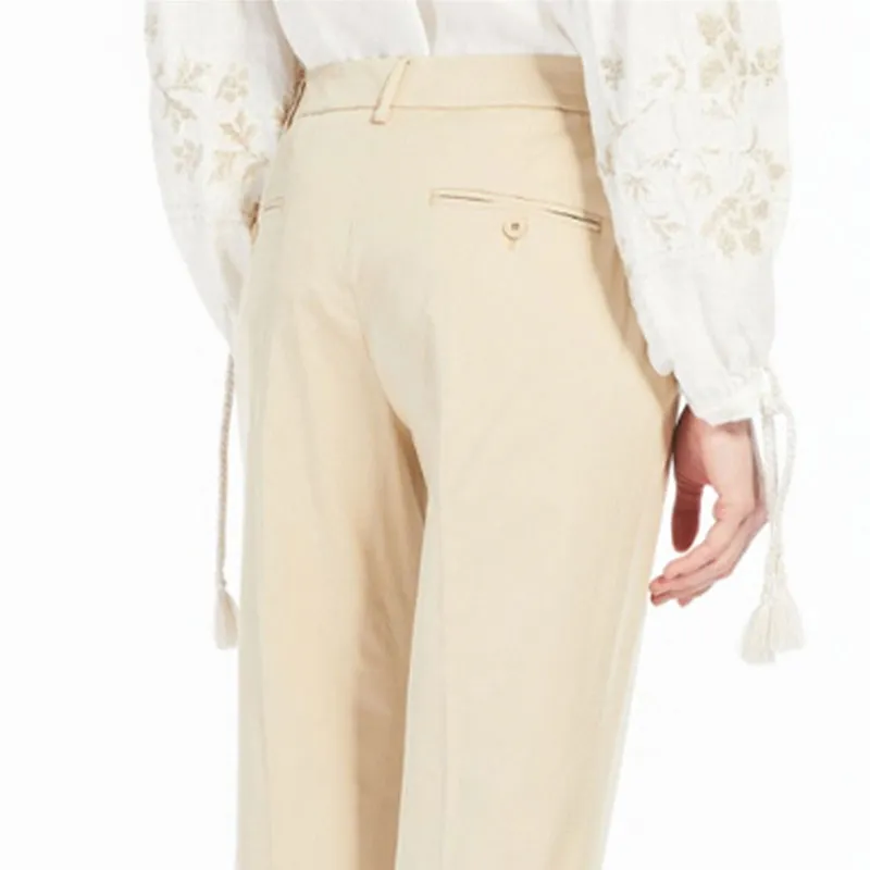 WEEKEND MaxMara Casual Pants Women's Khaki-5