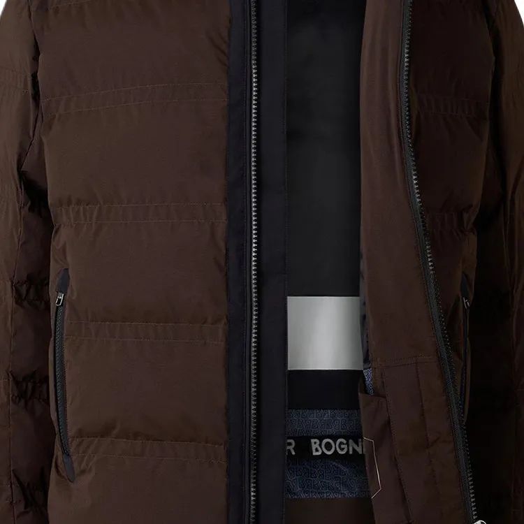 BOGNER FW24 Puffer Jacket Men's Dark Brown-4