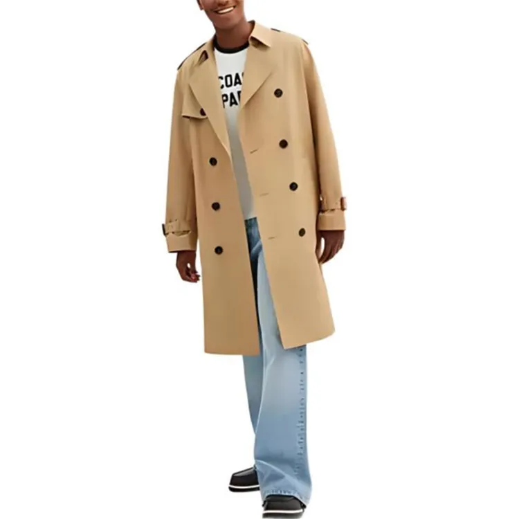 COACH FW24 Trench Coat Men's Khaki-1