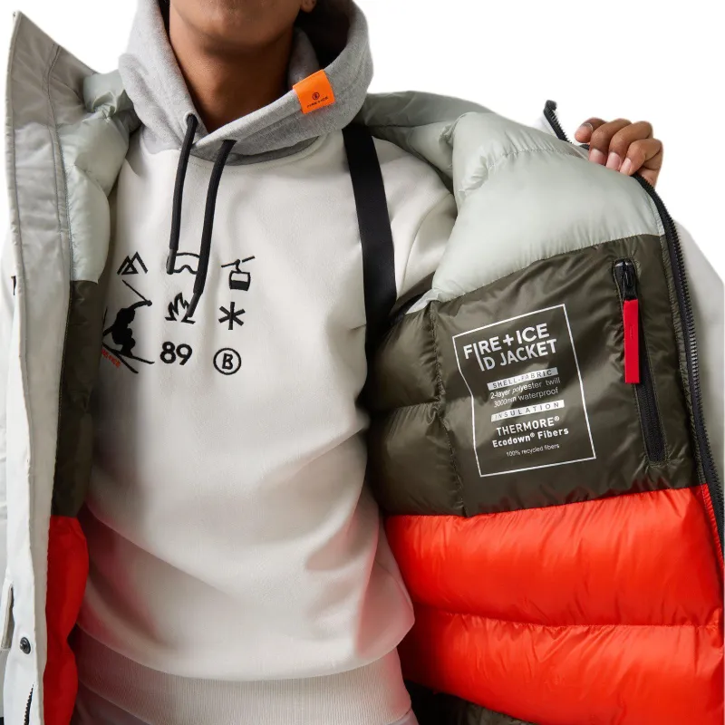 BOGNER FW24 Puffer Jacket Men's Light Gray-7