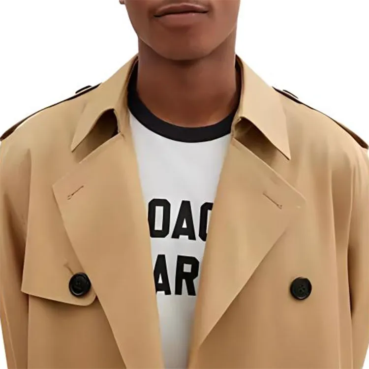 COACH FW24 Trench Coat Men's Khaki-3