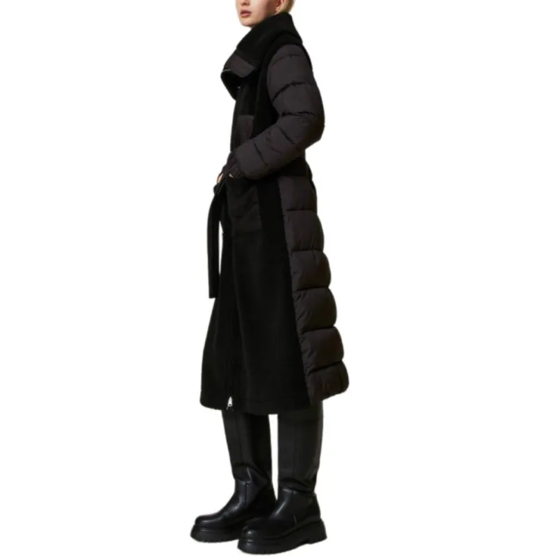 Twinset Faux fur Padded Coat-4