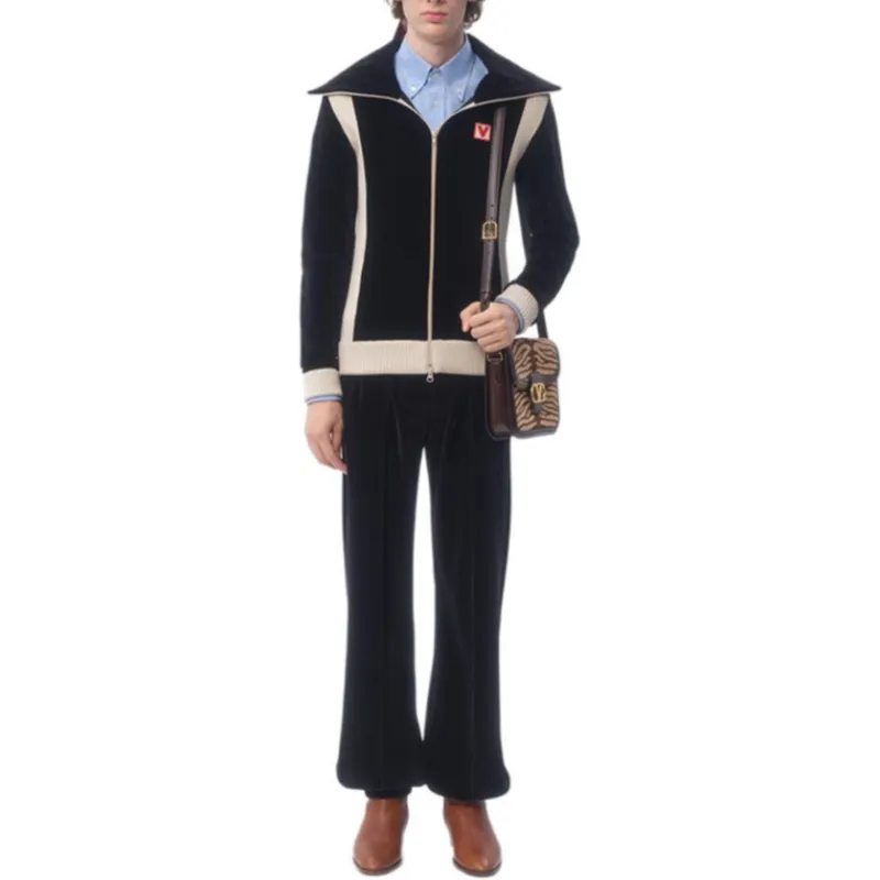 Valentino Logo Embroidered Track Pants-1