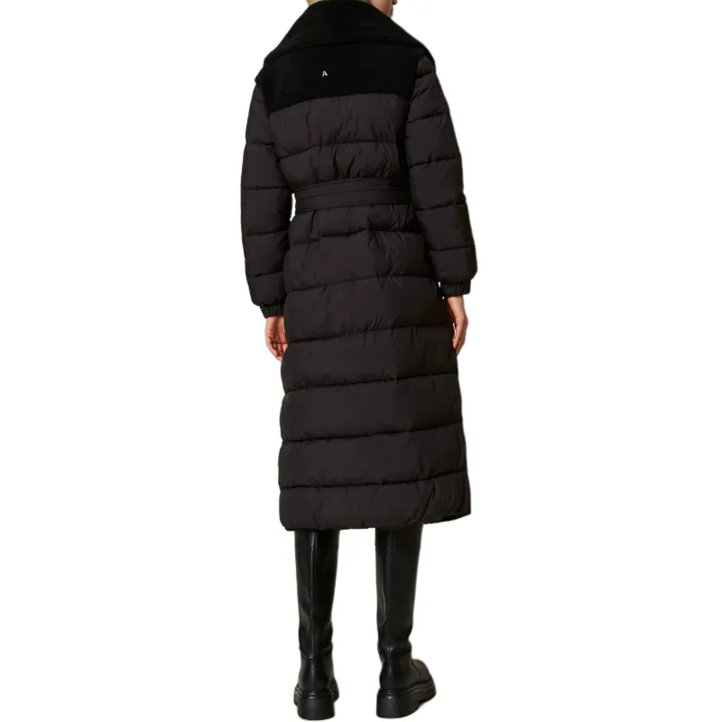 Twinset Faux fur Padded Coat-3