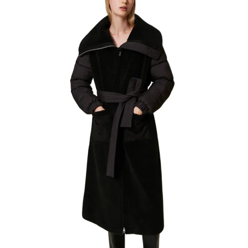 Twinset Faux fur Padded Coat-2