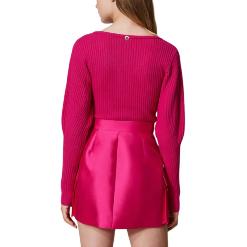 Twinset Mikado Mini Skirt-2