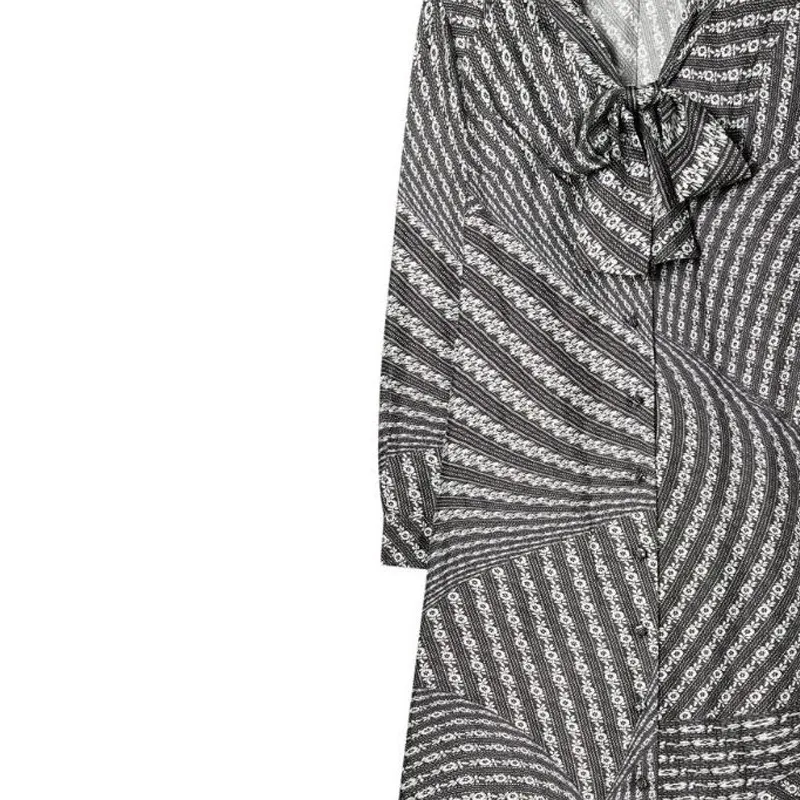TORY BURCH Graphic print Silk Midi Shirtdress-1