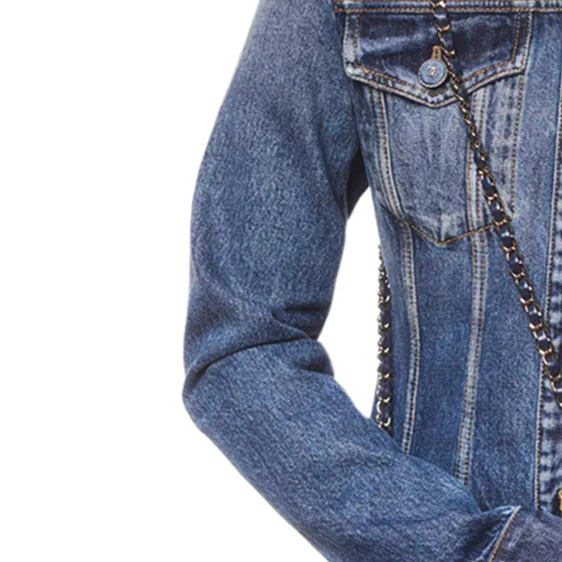 CHANEL FW24 Denim Jacket Women's Blue-1