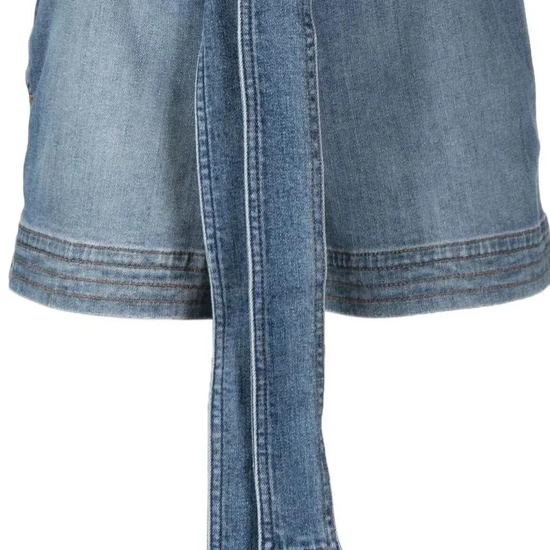 Stella McCartney Belted Denim Shorts-5