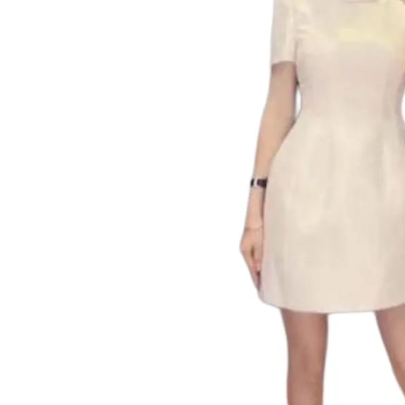 Valentino SS23 Short Sleeved Dresses Women's White-1
