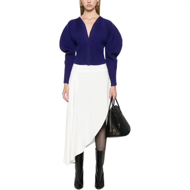 Alaia Ribbed Cardigan-1