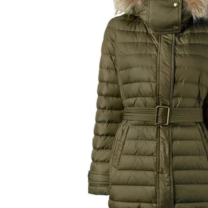 Burberry Jackets Coats Women's Green-5