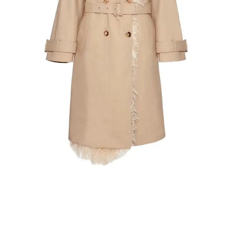 Valentino Trench Coat Women's Light Brown-2